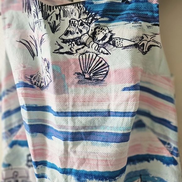 Talbots Beachy Cotton Striped Sleeveless Sheath Shift Dress Size 2. - Picture 4 of 11